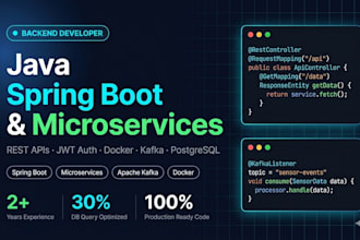 develop scalable rest apis and microservices using java spring boot
