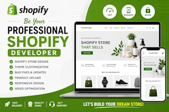 be your professional shopify developer