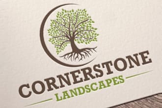 create environment green eco friendly organic natural logo