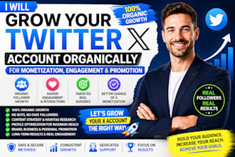 do twitter x page growth organically for monetization goals and promotion