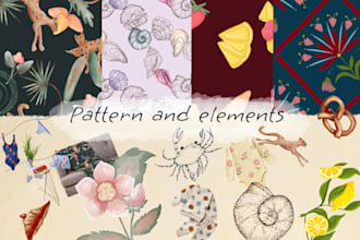 do patern,elements and design for your needs
