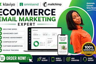 setup klaviyo omnisend mailchimp for ecommerce email marketing