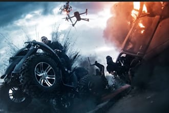 composite professional vfx ,visual effects in after effects for your shot