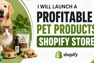 launch a profitable pet products shopify store