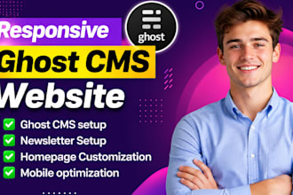 build ghost cms website, setup ghost newsletter, install self hosted ghost blog