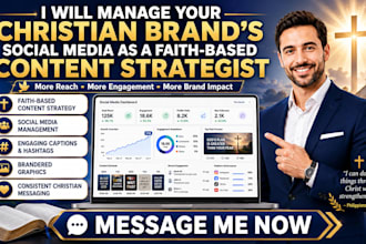 manage your christian brands social media as a faith based content strategist