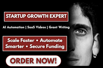help startups grow with saas video editing ai automation and grant writing