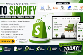 migrate weebly godaddy etsy squarespace webflow opencart magneto cms to shopify