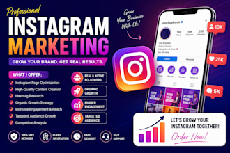 professionally promote, manage and grow your instagram page organically