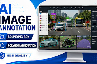 do image annotation, bounding box and polygon labeling