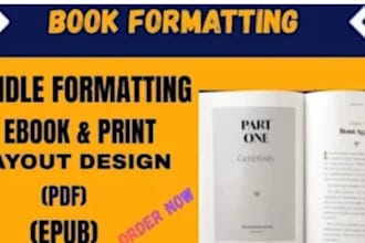 format your book and ebook interior pdf design