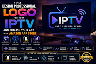 design 3d logo for your all iptv app rebrand