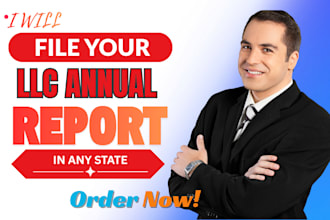 file your llc annual report and annual llc renewal or llc registeration