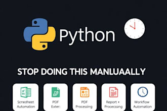 build automated python backend workflows and custom api workflow