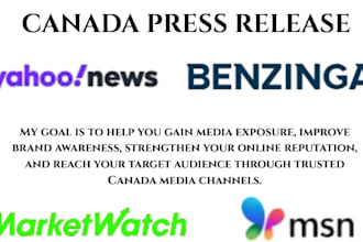 do canada press release writing with canada press release distribution