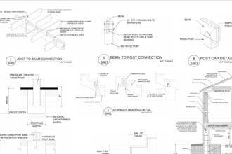 draw city permit architectural and construction drawings