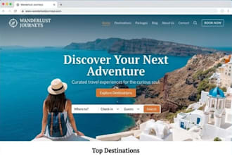 do squarespace travel agency website hotel booking tourism website
