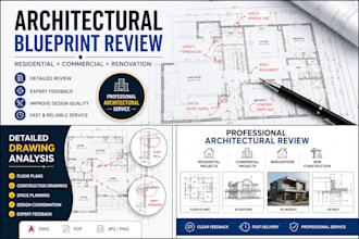 review and coordinate architectural blueprints for ca, tx, fl, nj, ga, wa, ny