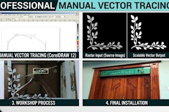 be your expert coreldraw graphic designerfor vector tracing