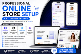 design a modern online store that drives sales