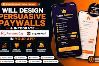 design persuasive paywalls and integrate revenuecat superwall in your app