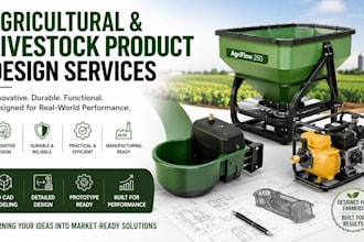 do agricultural industrial products design, livestock products, farming products