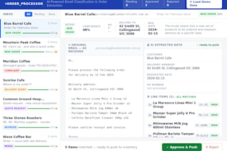 build an ai order processing system