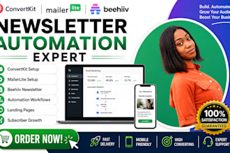 setup convertkit mailerlite beehiiv for email marketing automation