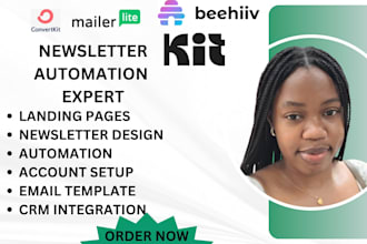setup convertkit mailerlite beehiiv for email marketing automation