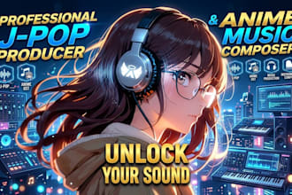 produce jpop and anime music instrumental