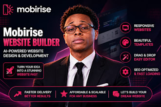 build and customize your website using mobirise ai
