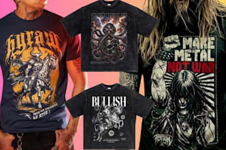 do custom t shirt design, graphic t shirt design, streetwear t shirt design