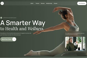 build squarespace yoga studio website meditation center wellness retreat website