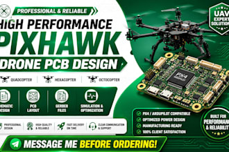 design high performance pixhawk pcb for  quadcopter hexacopter octocopter drones