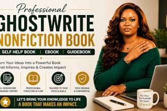 ghostwrite nonfiction book self help book ghostwriter ebook or guidebook
