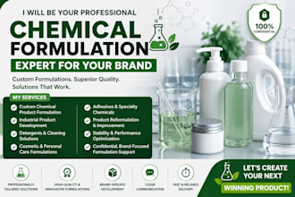 do industrial and chemical product formulations for manufacturing