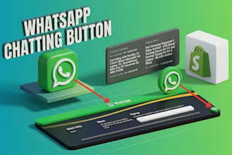 add whatsapp chatting button in wordpress, shopify website