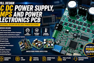 design ac dc power supply smps and power electronic pcb