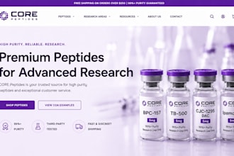 do peptide ecommerce website fda compliant peptide website supplement website