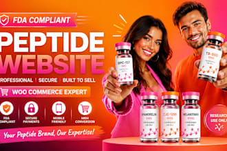 do peptide ecommerce website fda compliant peptide website supplement website