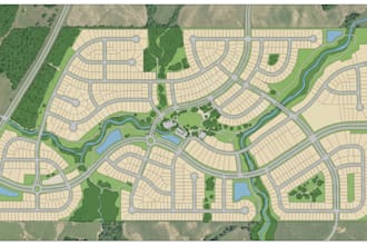create subdivision maps, plot plans,  real estate property development maps