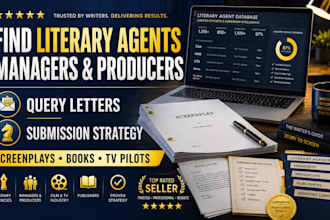 find literary agents, producers, write your query letters for moviescript