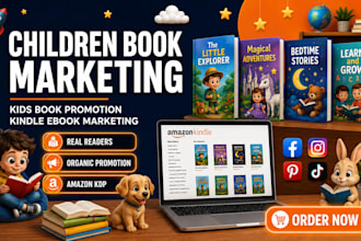 do children book marketing kids book promotion and amazon KDP promotion