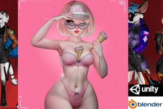 optimize, edit or retexture your vrchat avatar vtuber model and vrchat avatar