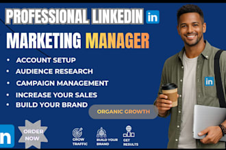 be your linkedin manager and content creator for personal branding and business