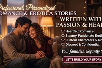 write nsfw fanfiction erotic smut erotica bdsm romance story ghostwriter
