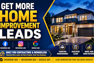 generate home improvement home renovation home remodeling leads and sales funnel