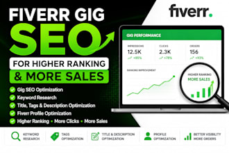 do fiverr gig SEO for higher ranking and more sales
