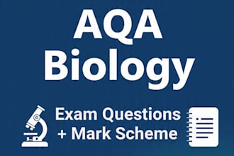 create gcse aqa biology mock test with mark scheme PDF