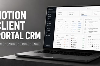 build a notion client portal CRM for your agency